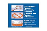 Protect Your Family From Lead In Your Home brochure