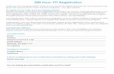 200 Hour YTT Registration