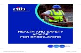 HEALTH AND SAFETY ADVICE FOR BRICKLAYERS