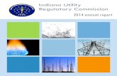 Annual report by the Indiana Utility Regulatory Commission
