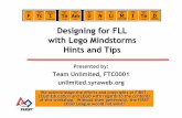 Designing for FLL with LEGO - Hints and Tips