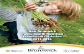 New Brunswick public health nutrition framework for action 2012-2016