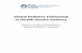 Global Pediatric Fellowship in Health Service Delivery