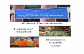 Kaiser Permanente Farmers' Market Resource Guide