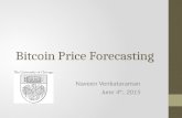 Bitcoin Price Forecasting