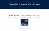 Open-WBO: a Modular MaxSAT Solver