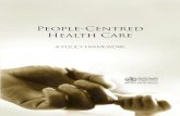 People-Centred Health Care: A policy framework