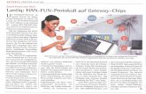 Great Article in German Markt & Technik about Lantiq Home Automation via DECT ULE