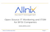 Open Source IT Monitoring and ITSM for BFSI