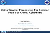 Using Weather Forecasting For Decision Tools For Animal Agriculture