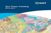 Esri Press Catalog 2012-2013