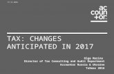 Tax: Changes Anticipated in 2017 - Olga Mazina - TaXmas