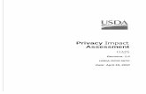 Privacy Impact Assessment Assessment