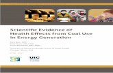 Scientific Evidence of Health Effects from Coal Use in Energy ...