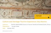 Culture and Heritage Tourism Experience: Key themes