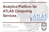 Analytics Platform for ATLAS Computing Services
