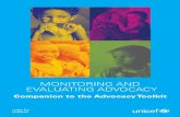 Monitoring and Evaluation for Advocacy Toolkit