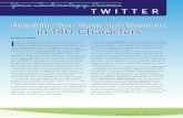 Energizing Your Career and Classroom in 140 Characters