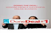DOING THE DEAL: LESSONS FROM A SUCCESSFUL ONLINE ...