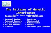The Patterns of Genetic Inheritance