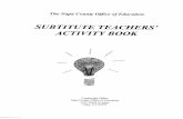 SUBTITUTE TEACHERS' ACTIVITYBOOK