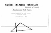 PACIFIC ISLANDS PROGRAM