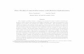 New Product Launch Decisions with Robust Optimization