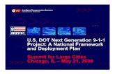 U.S. DOT Next Generation 9-1-1 Project: A National Framework and ...