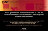 Next generation communications at UBC to advance research ...