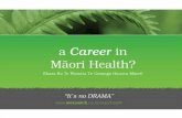 A Career in Maori Health