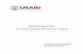 ADS Chapter 502: The USAID Records Management Program