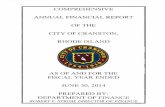 COMPREHENSIVE ANNUAL FINANCIAL REPORT OF THE CITY ...