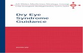 Dry Eye Syndrome Guidance