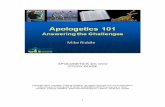 APOLOGETICS 101 DVD STUDY GUIDE - The Creation