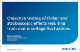 Objective testing of flicker and stroboscopic effects resulting from ...