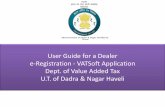 User Guide for a Dealer e-Registration - VATSoft Application Dept ...