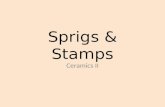 Ceramic Sprigs & Stamps