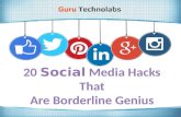 20 Social Media Hacks That Are Borderline Geneous