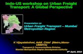 Indo-US workshop on Urban Freight Transport: A Global Perspective