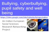 Bullying, cyberbullying, pupil safety and well being