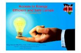 Access to Energy Efficient and Safe Lamps