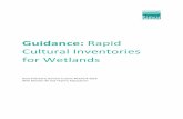Guidance: Rapid Cultural Inventories for Wetlands
