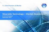 Wearable Technology – Market Assessment