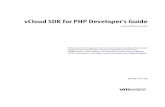vCloud SDK for PHP Developer's Guide - vCloud Director 8.0
