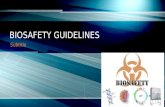 Biosafety guidelines