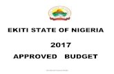EKSG 2017 Approved Budget