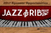 Jazz & Rib Fest 2017 Sponsorship Opportunities