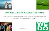 Final Presentation Women Climate Change Cities