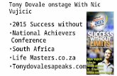 National Achievers Conference Tony Dovale