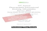 12 Annual Demographia International Housing Affordability Survey ...